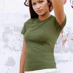 American Apparel fine jersey tee Color: HEATHER SMamerican 