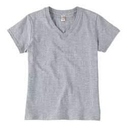 Anvil women's spandex v-neck tee Color: WHITE SManvil 