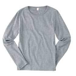 Ladies' Ringspun Cotton Ribbed Long Sleeve Scoop Neck T-Shirt Color: WHITE XLGladies 