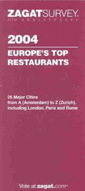 Zagatsurvey 2004 Europe's Top Restaurantszagatsurvey 