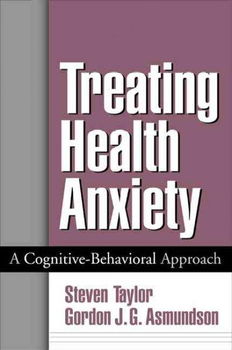 Treating Health Anxietytreating 