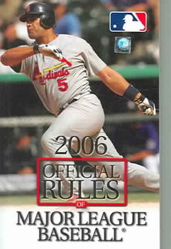 2006 Official Rules Of Major League Baseballofficial 