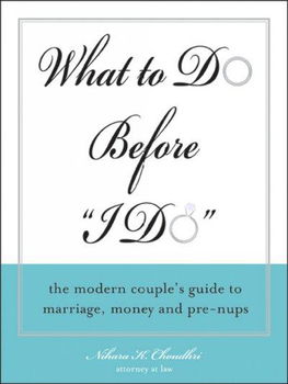 What to Do Before the I Do