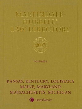 Martindale Hubbell Law Directory 2007martindale 