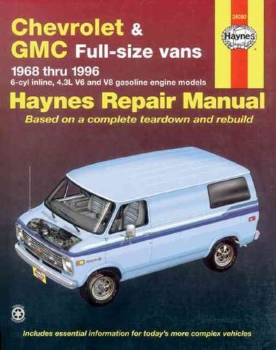 Chevrolet and Gmc Full-size Vans 1968 Thru 1996chevrolet 