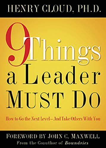 9 Things a Leader Must Dothings 