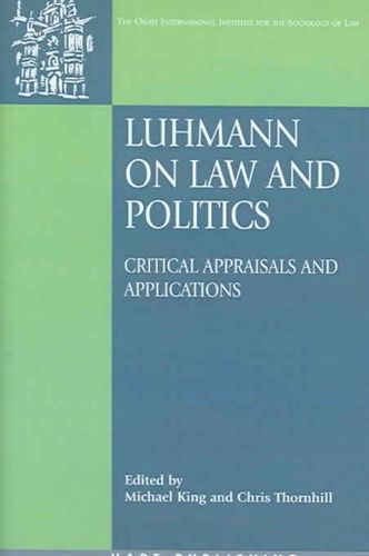 Luhmann on Law And Politicsluhmann 