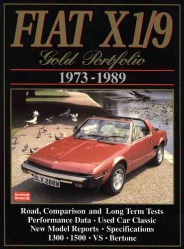 Fiat X1/9 Gold Portfolio 1973-1989fiat 