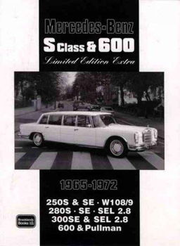 Mercedes-benz S Class & 600 Limited Edition 1965-1972mercedes 