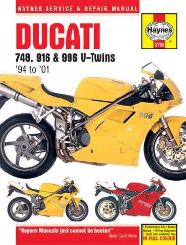 Ducati 748, 916 & 996 V-twins 94 to 01ducati 