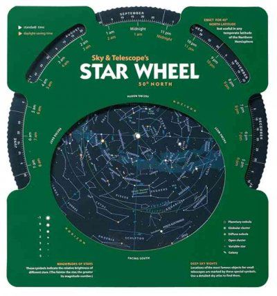 Sky & Telescope's Star Wheel 50 Degrees Northsky 