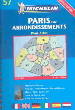 Michelin Paris Par Arrondissements Plan Atlasmichelin 