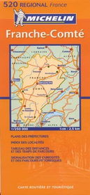 Michelin Franche-Comte Mapmichelin 