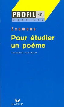 Pour Etudier Un Poemepour 