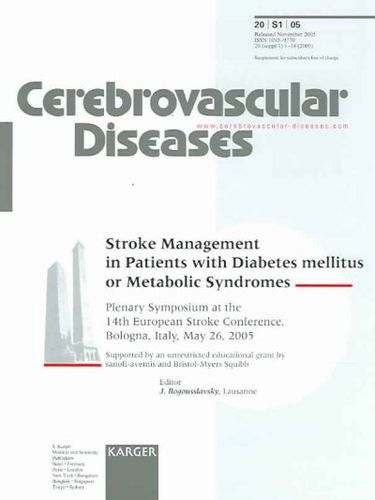 Stroke Management in Patients With Diabetes Mellitus or Metabolic Syndromesstroke 