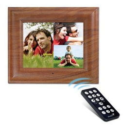 Walnut Digital Photo Frame