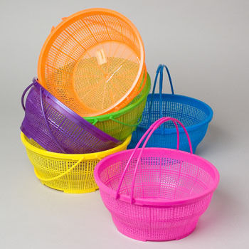 Plastic Basket With Handles Case Pack 48plastic 