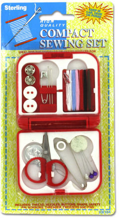 2.5""x2.75"" Compact Sewing Kit Case Pack 24
