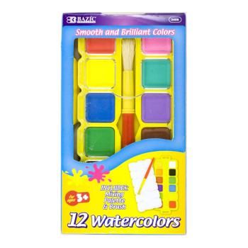 BAZIC 12 Ct. Water Color Case Pack 72