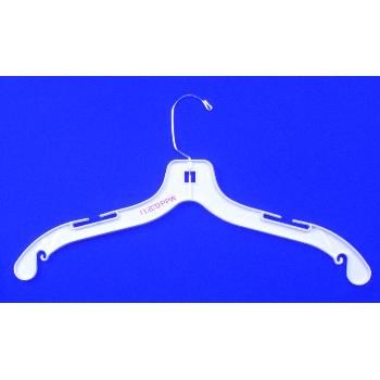 17"" Non-Breakable Dress Hanger White Case Pack 100