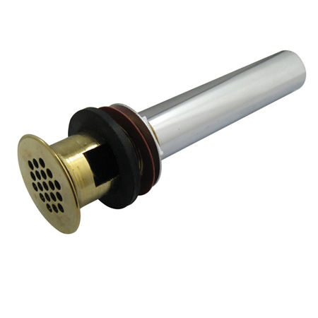 Kingston Brass Solid Grid Drain KB5002, Polished Brass