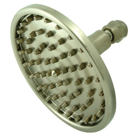 Kingston Brass 6 in. Diameter Brass Rain Drop Shower Head K126A8, Satin Nickel