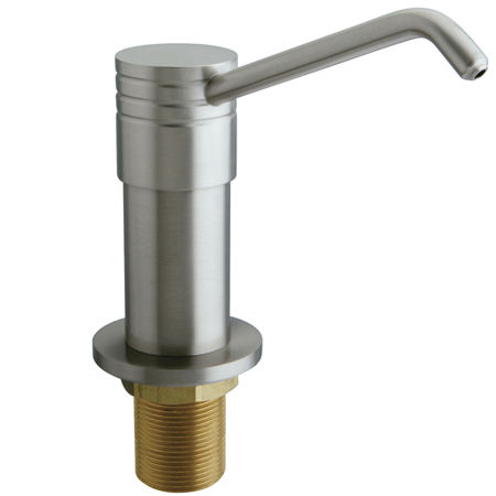 Kingston Brass Decorative Soap & Lotion Dispenser SD2608, Satin Nickel