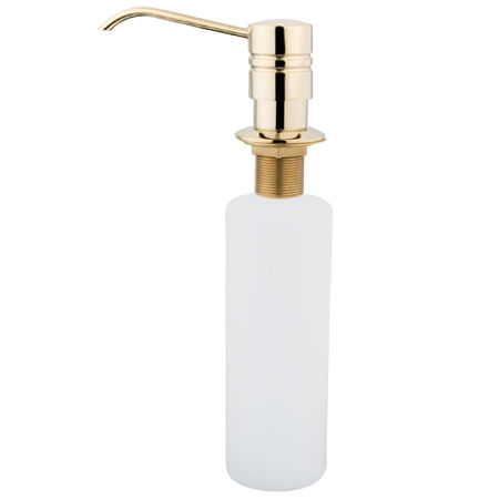 Kingston Brass Decorative Soap & Lotion Dispenser SD2612, Polished Brass