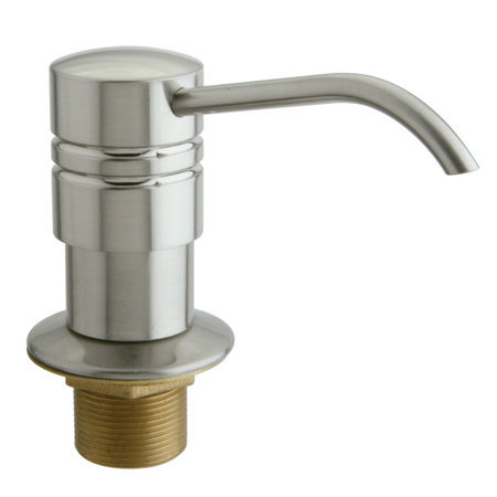 Kingston Brass Decorative Soap & Lotion Dispenser SD2618, Satin Nickel