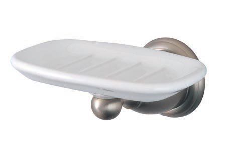 Kingston Brass Decorative Wall to Mount Soap Dish BA1755SN, Satin Nickel