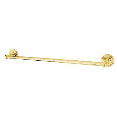 Kingston Brass 24 in. Decorative Towel Bar BA2711PB, Polished Brass