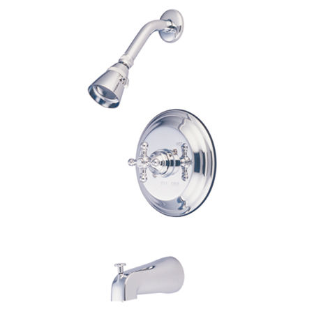 Kingston Brass Pressure Balance Tub & Shower Faucet KB2631BX, Chromekingston 
