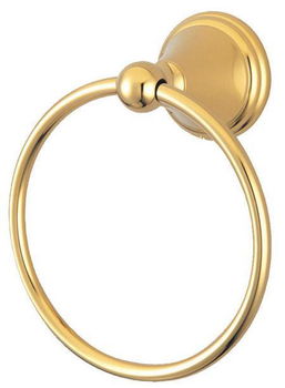 Kingston Brass Governor Towel Ring BA2974PB, Polished Brasskingston 