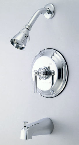Kingston Brass Pressure Balance Tub & Shower Faucet KB2631EL, Chromekingston 