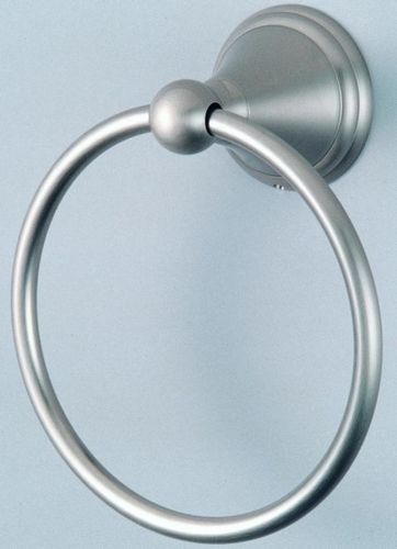 Kingston Brass Governor Towel Ring BA2974SN, Satin Nickel