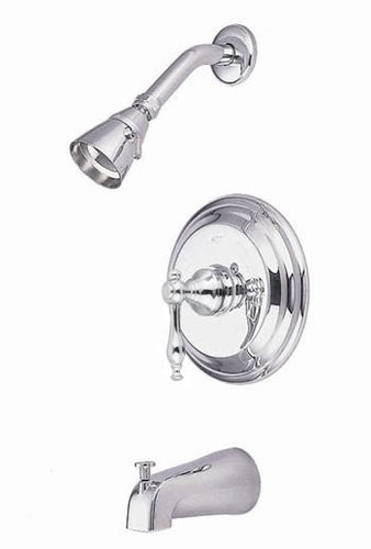 Kingston Brass Pressure Balance Tub & Shower Faucet KB2631NL, Chrome