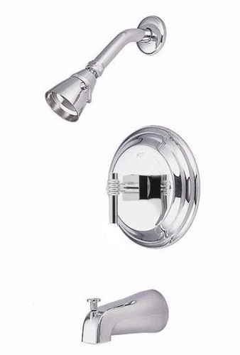 Kingston Brass Pressure Balance Tub & Shower Faucet KB2631QL, Chromekingston 