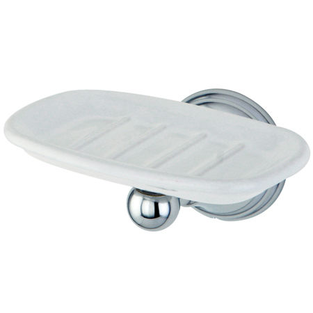 Kingston Brass Decorative Wall to Mount Soap Dish BA2975C, Chrome