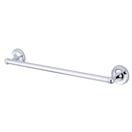 Kingston Brass 18 in. Decorative Towel Bar BA312C, Chrome