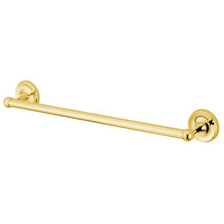 Kingston Brass 18 in. Decorative Towel Bar BA312PB, Polished Brass