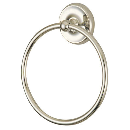 Kingston Brass Classic Towel Ring BA314SN, Satin Nickel