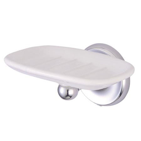 Kingston Brass Decorative Wall to Mount Soap Dish BA315C, Chrome