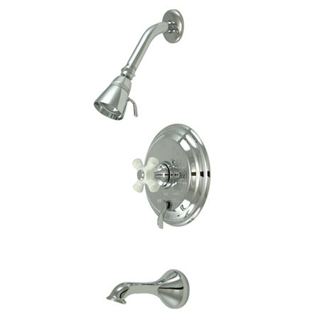 Kingston Brass Pressure Balance Tub & Shower Faucet KB36310PX, Chromekingston 