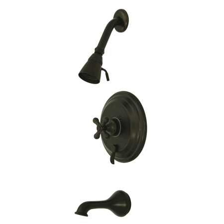 Kingston Brass Pressure Balance Tub & Shower Faucet KB36350AX, Oil Rubbed Bronze