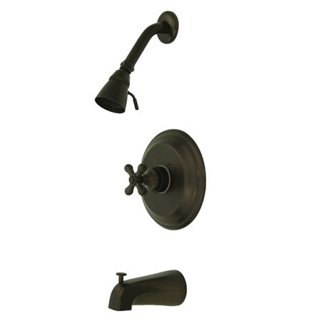 Kingston Brass Pressure Balance Tub & Shower Faucet KB3635AX, Oil Rubbed Bronze
