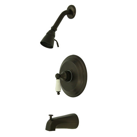 Kingston Brass Pressure Balance Tub & Shower Faucet KB3635PL, Oil Rubbed Bronzekingston 