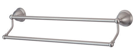 Kingston Brass 24 in. Dual Decorative Towel Bar BA3963SN, Satin Nickel