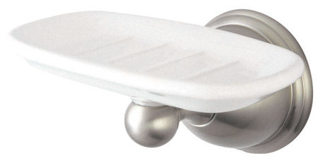 Kingston Brass Decorative Wall to Mount Soap Dish BA3965SN, Satin Nickelkingston 