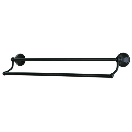 Kingston Brass 24 in. Dual Decorative Towel Bar BA4813ORB, Oil Rubbed Bronzekingston 