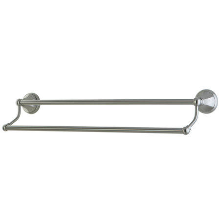 Kingston Brass 24 in. Dual Decorative Towel Bar BA4813SN, Satin Nickel